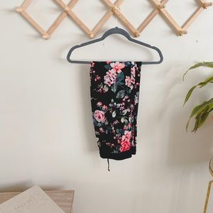 Express Floral Pant (neon pink etc)